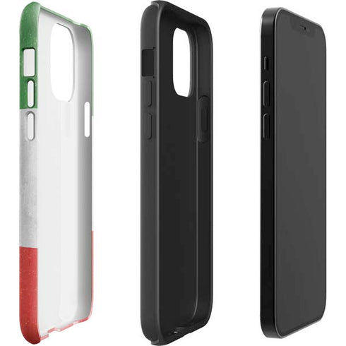 Italy Flag Distressed iPhone 12 Impact Case
